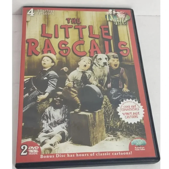 The Little Rascals 2 Disc 4 Episodes Movie Original DVD - Picture 1 of 3